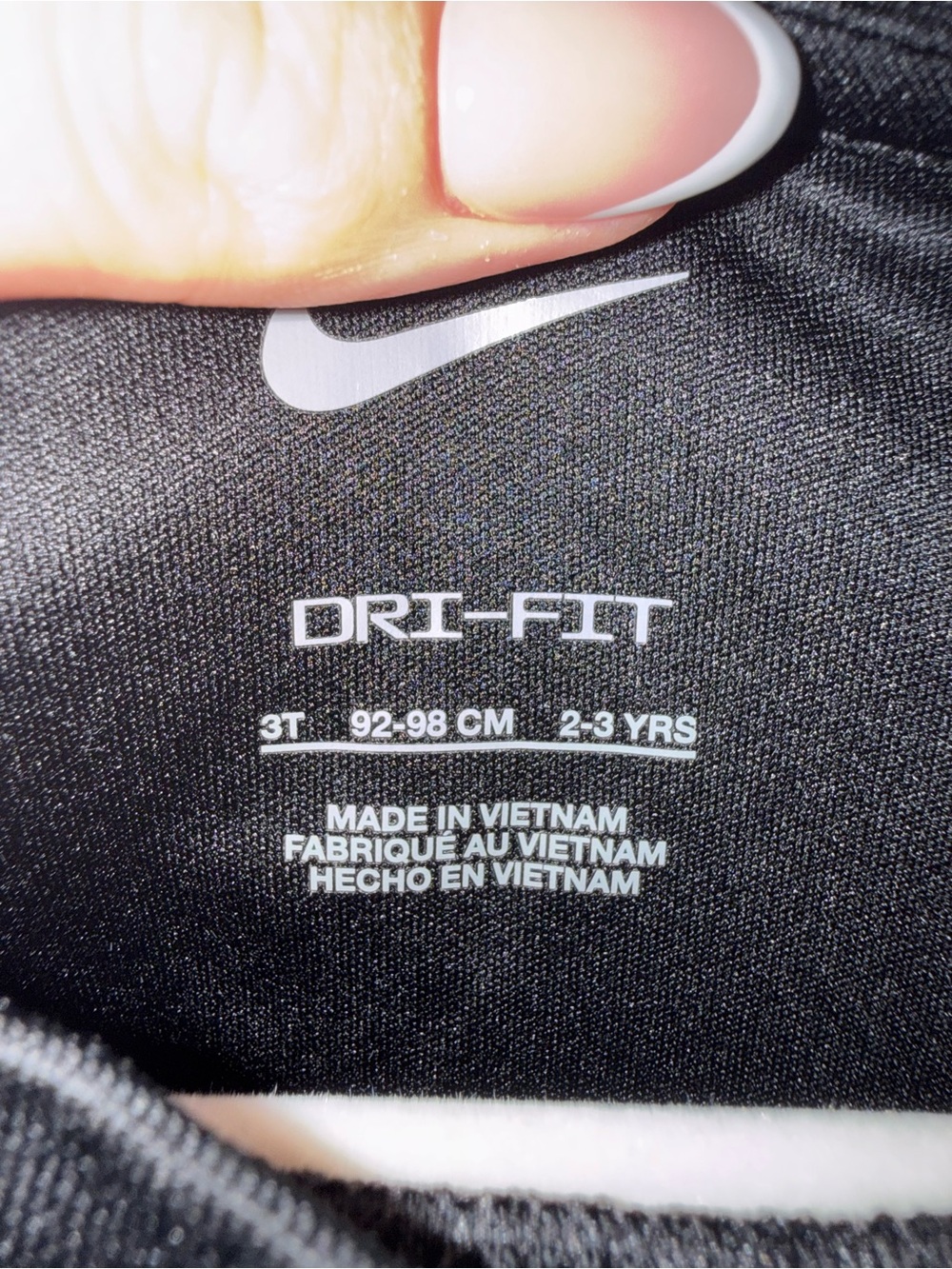 Nike Black & Gray Kids Athletic Tee and Shorts Set (3T) - Picture 4 of 4